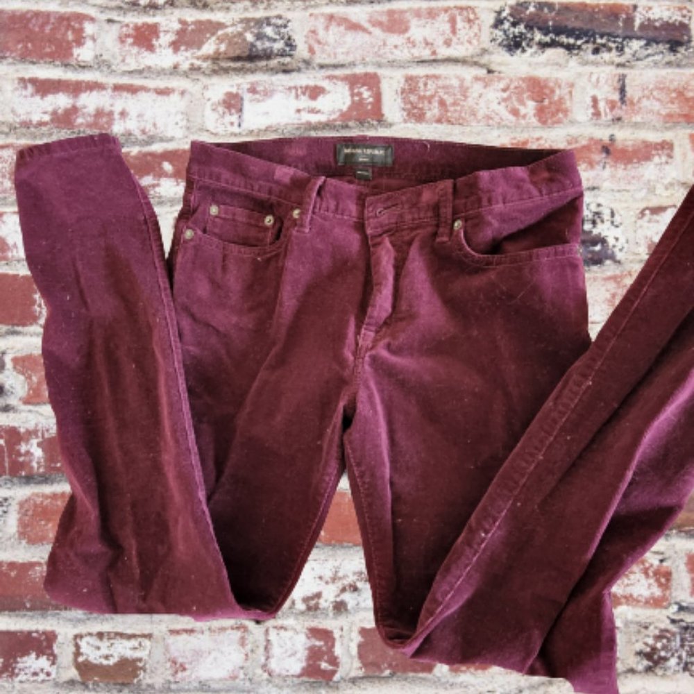 Banana Republic Burgundy Corduroy Pants